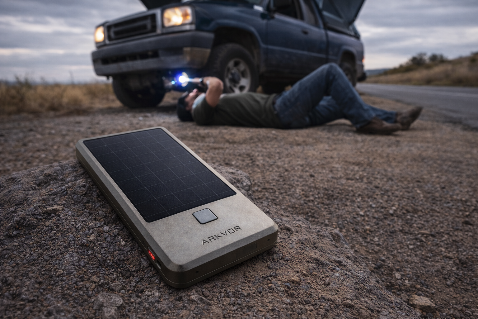 Arkvōr in roadside emergency